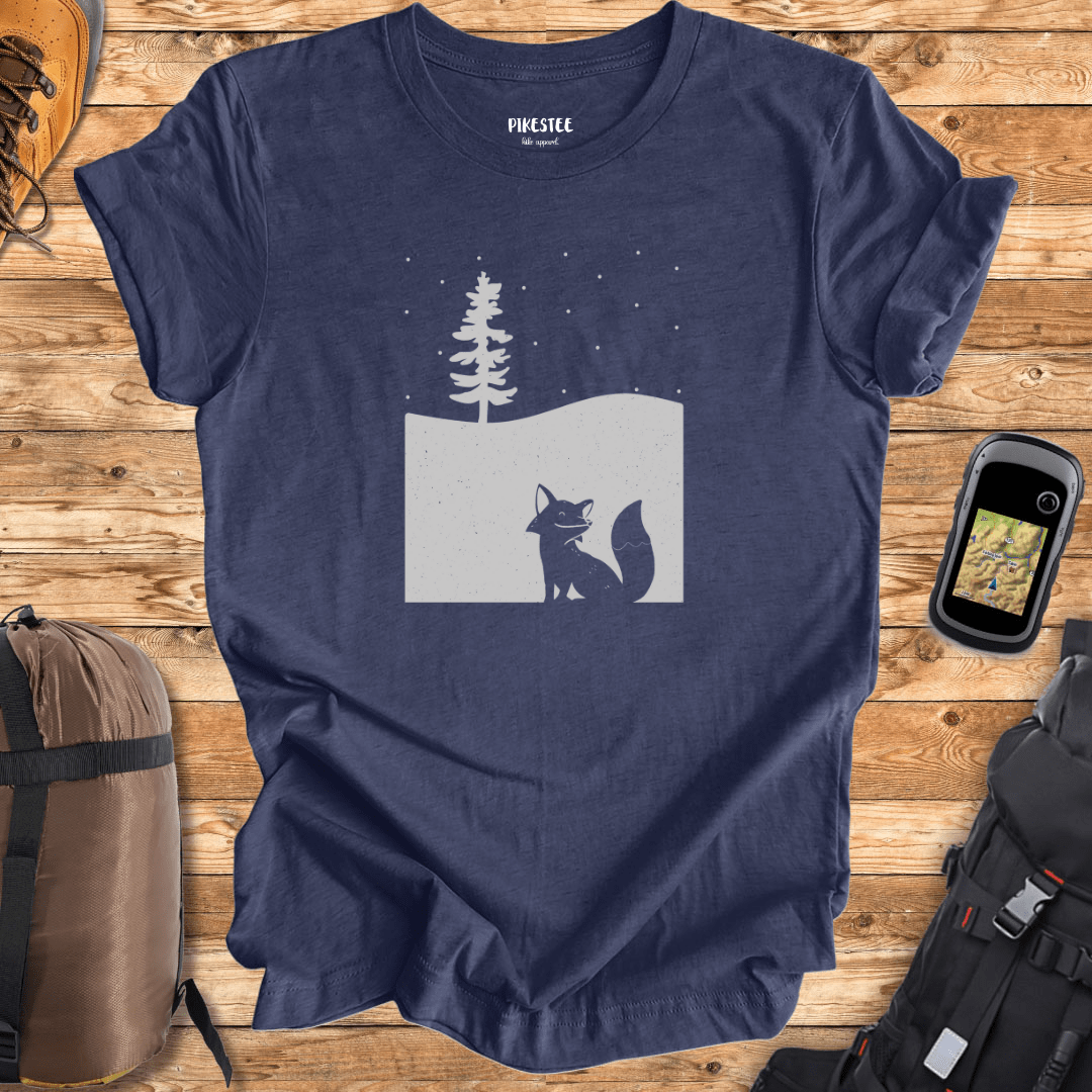 Winter fox Wave T-shirt