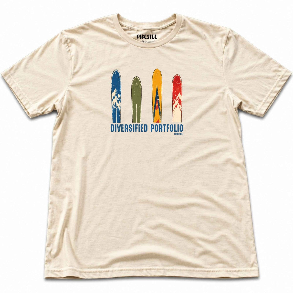 Portfolio Ski Colors T-shirt - Natural