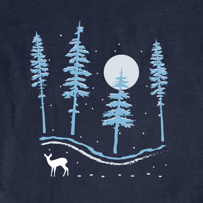 Deer in the Snow T-shirt