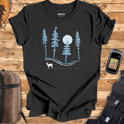 Deer in the Snow T-shirt