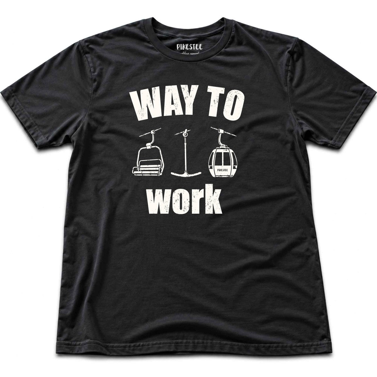 Way To Work Chair T-shirt - Black