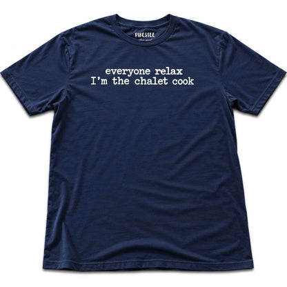 Everyone Relax Cook T-shirt - Heather Navy