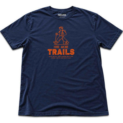 Hike More Trails T-shirt - Navy