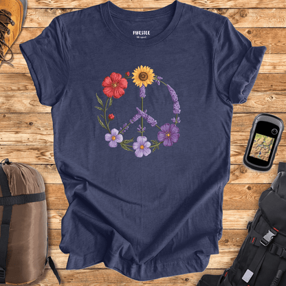 Peace Flowers T-shirt