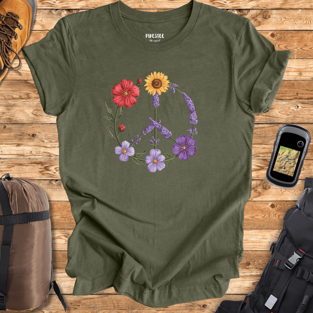 Peace Flowers T-shirt