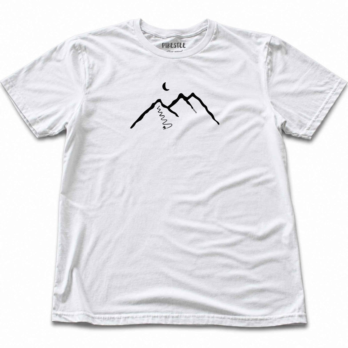 Snowboard Mountain T-shirt - White