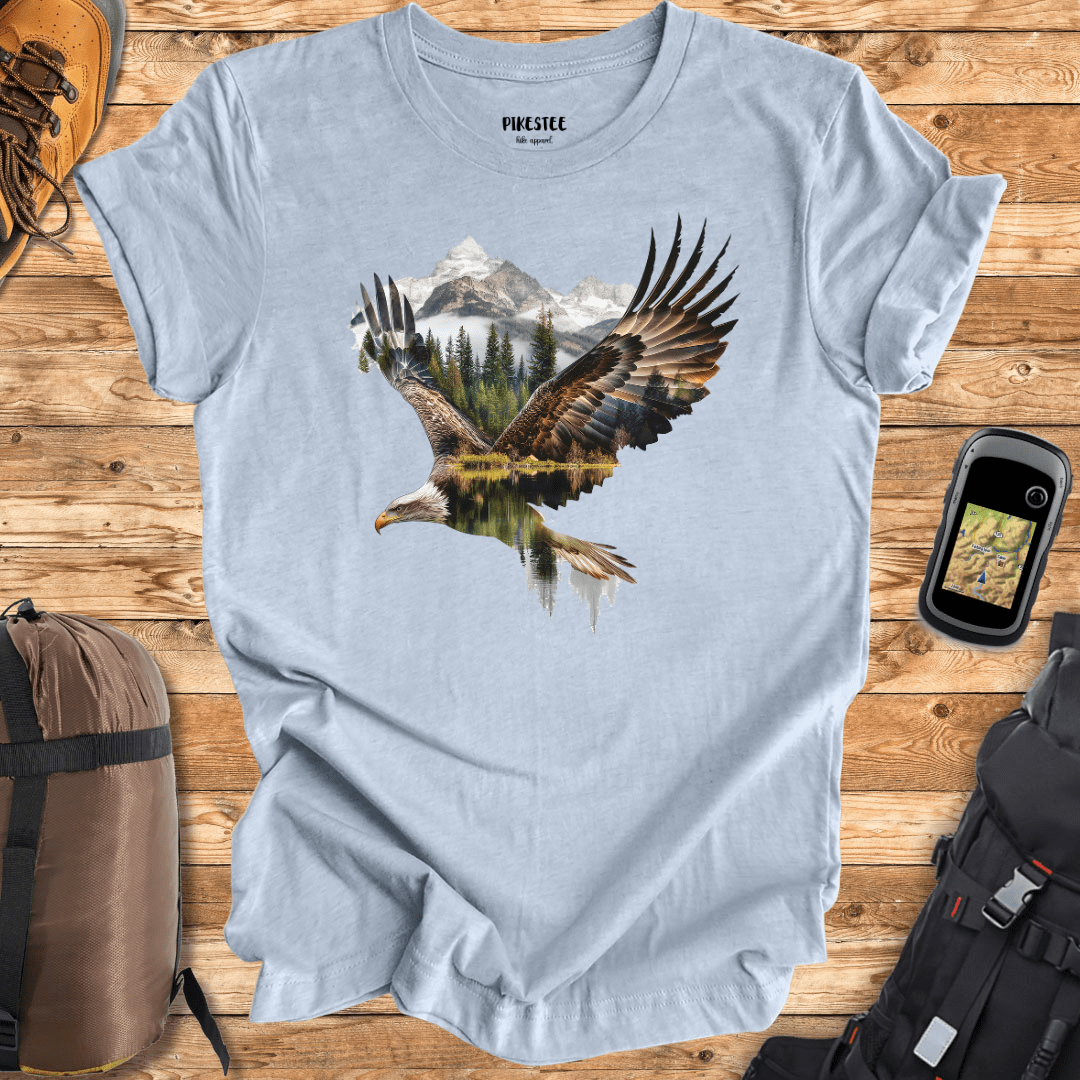 "Eagle Landscape" graphic T-shirt