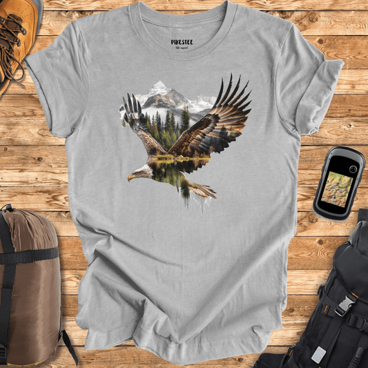 "Eagle Landscape" graphic T-shirt