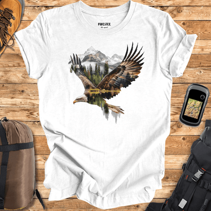 "Eagle Landscape" graphic T-shirt