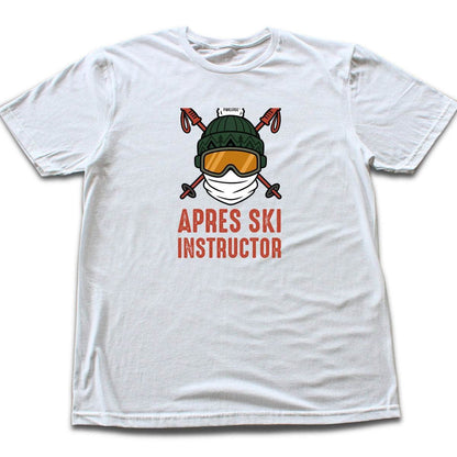 Apres Ski Instructor Man T-shirt - White
