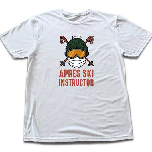 Apres Ski Instructor Man T-shirt - White