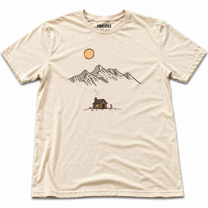 Cabinand Dog Landscape T-shirt - Natural