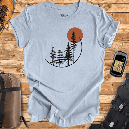 Round Trees Landscape T-shirt