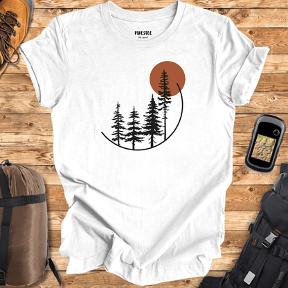 Round Trees Landscape T-shirt