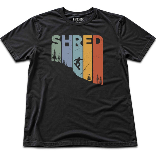 Shred Snowboard T-shirt - Black