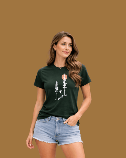 Ski Jump Trees T-shirt