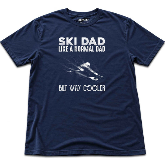 Ski Dad Flow T-shirt - Navy