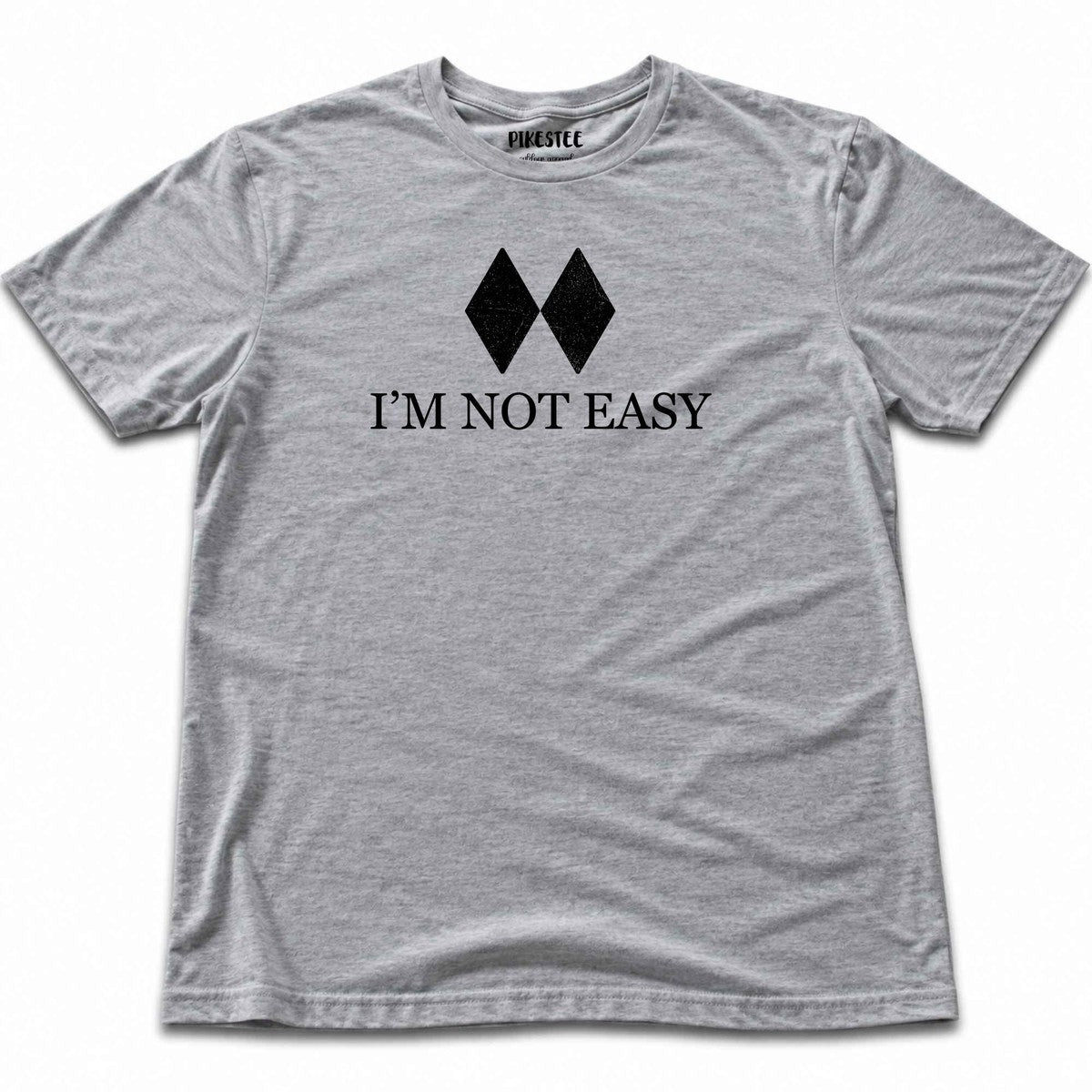 Iam Not Easy T-shirt - Sport Grey