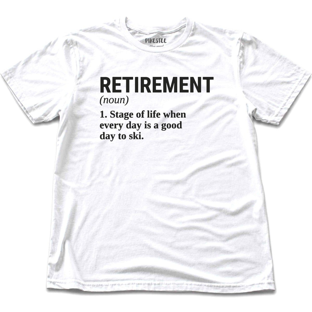 Ski Retirement T-shirt - White
