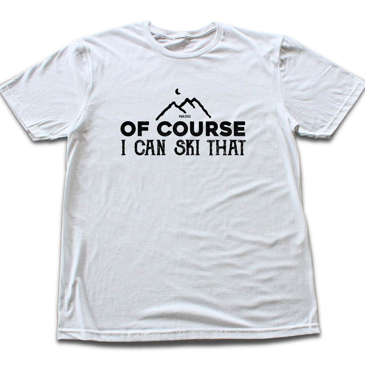 Of Course Ski T-shirt - White