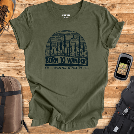 Born to Wander National Park T-shirt