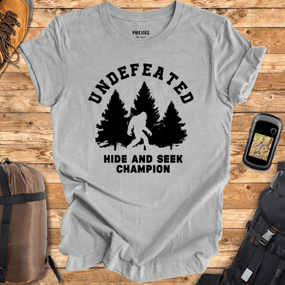 "Undefeated Hide and Seek Champion" T-shirt