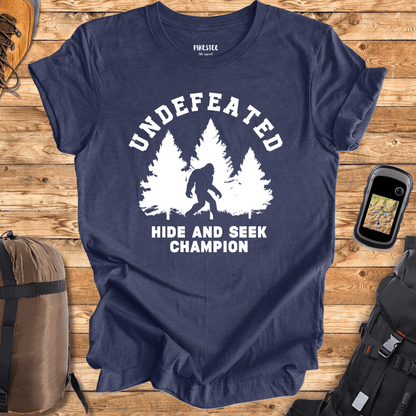 "Undefeated Hide and Seek Champion" T-shirt