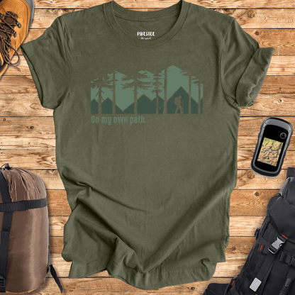 On My Own Path T-shirt