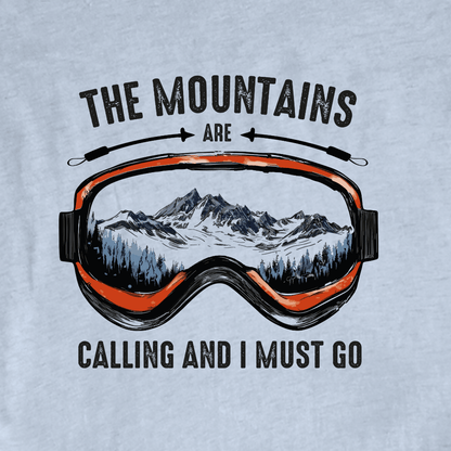 The Mountains are Calling Mask T-shirt