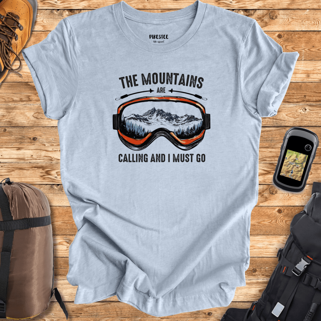 The Mountains are Calling Mask T-shirt