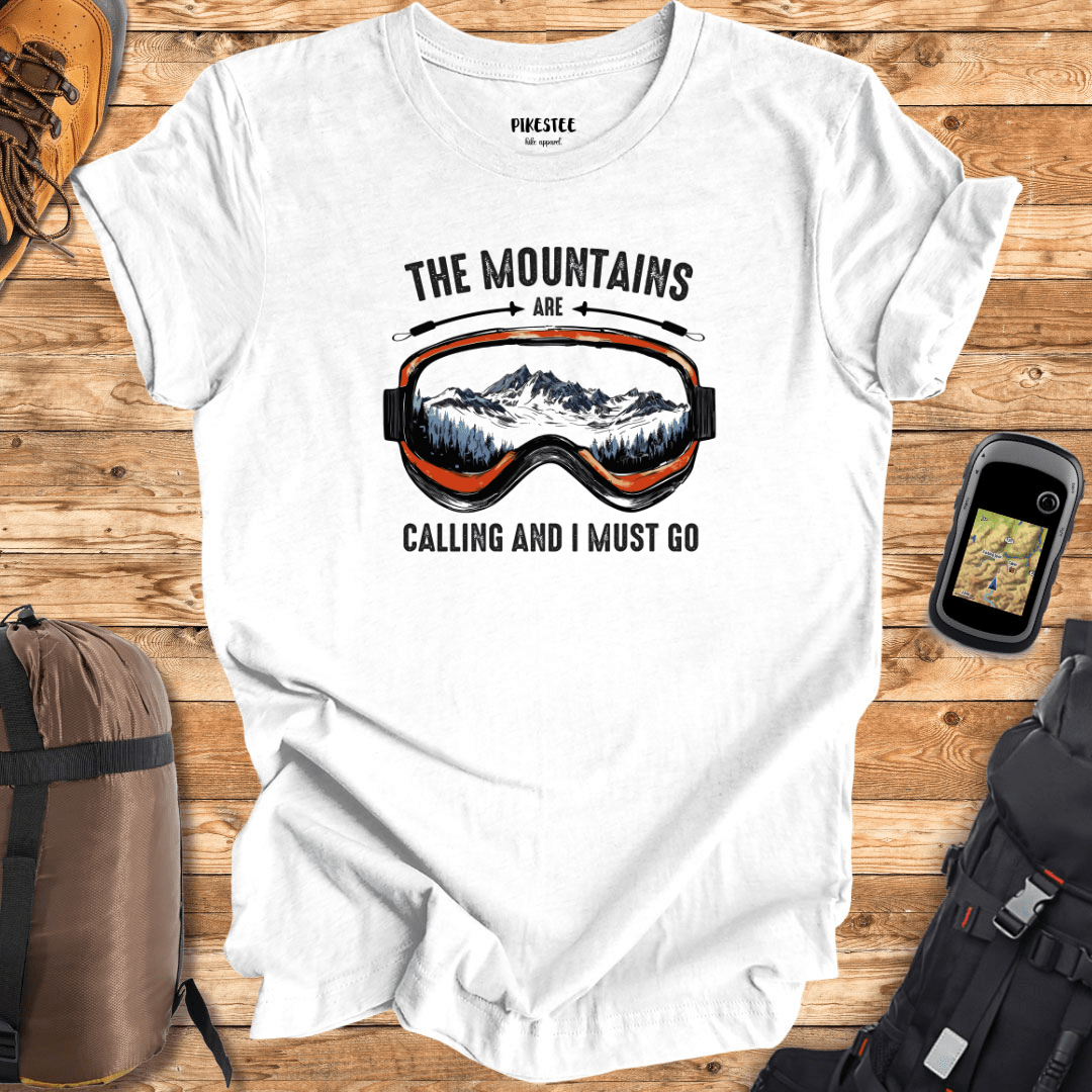 The Mountains are Calling Mask T-shirt