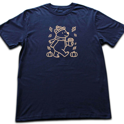 Autumn Coffee Bear T-shirt