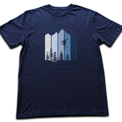 Mountain Ski Silhouette T-shirt