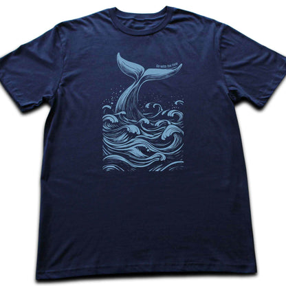 Whale, Go With The Flow T-shirt