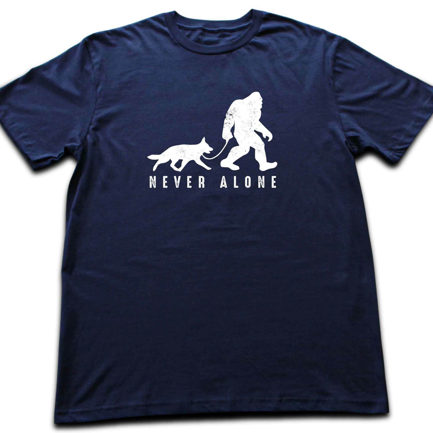 Never Alone BigFoot T-shirt