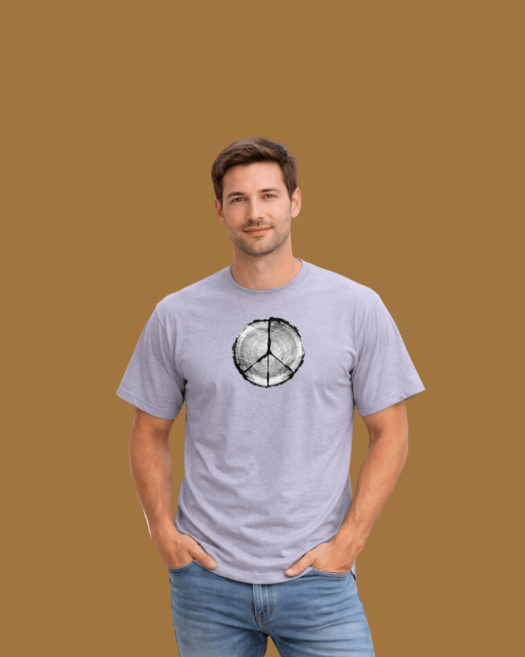 Peace Wood T-shirt