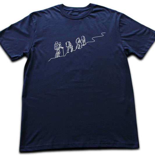 Line Art: Walking to the Top T-shirt