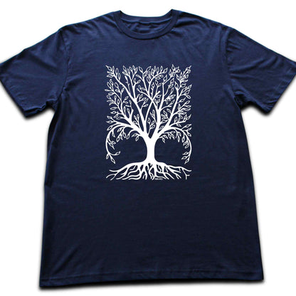 Squared Tree and Roots T-shirt