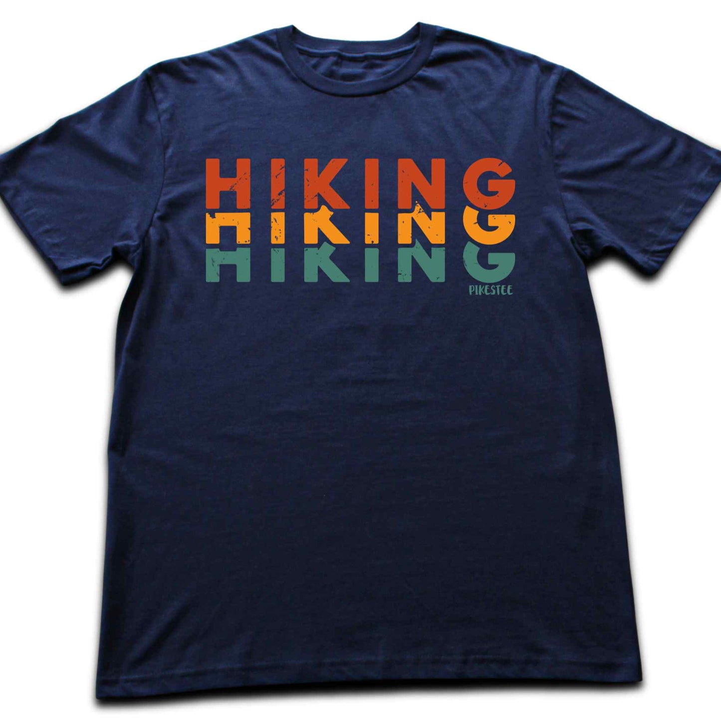 Hiking Colors Typo T-shirt
