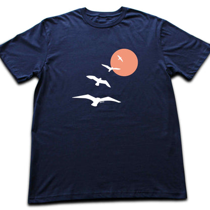 Birds Path Sun T-shirt