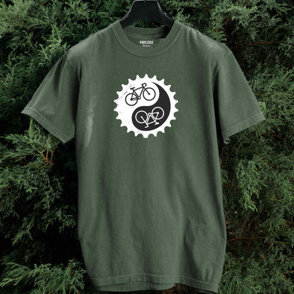 Yin And Yang Bike T-shirt