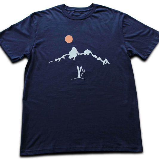 Ski Mountain Landscape T-shirt
