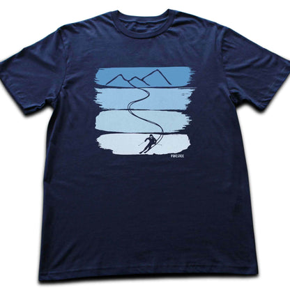 Gradient Ski Path T-shirt