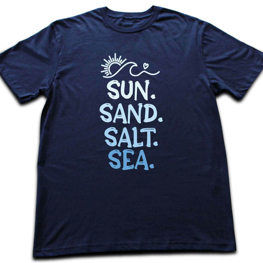 Sun, Sand, Salt, Sea T-shirt