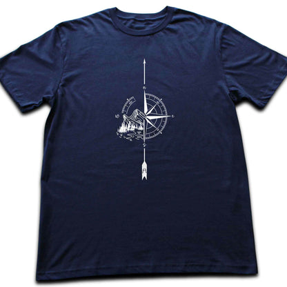 Arrow Compass and mountain T-shirt