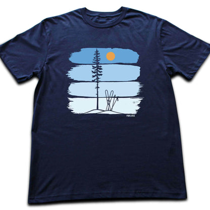 Gradient Ski Best Spot T-shirt