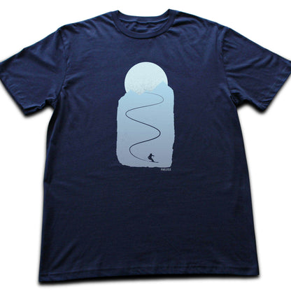 Ski Slalom Grunge T-shirt