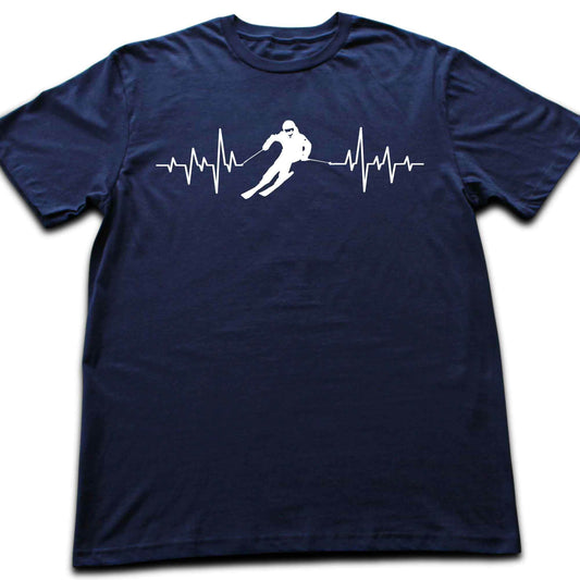 Heart Beat Skier T-shirt
