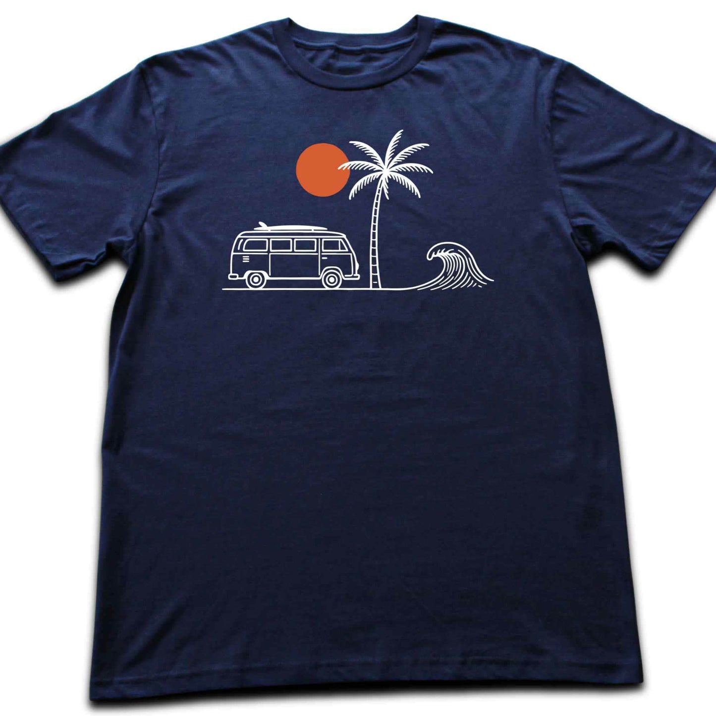 Surf Van And Wave T-shirt