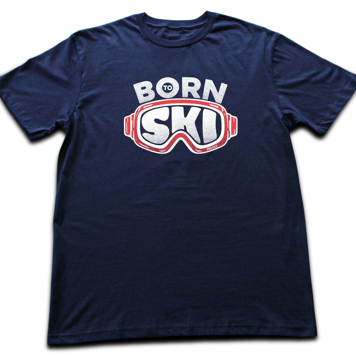 Born To Ski Mask T-shirt